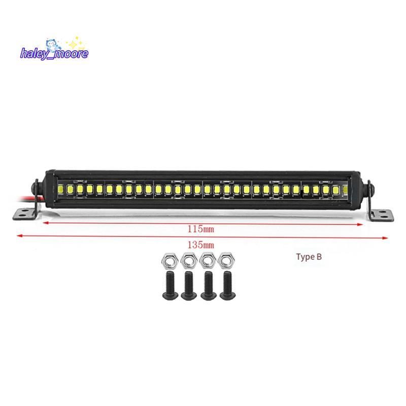 [ส่วนลด H]RC โคมไฟหลังคารถ 24 36 LED Light Bar สําหรับ 1/10 RC Crawler SCX10 90046/47 SCX24 D90 TRX4