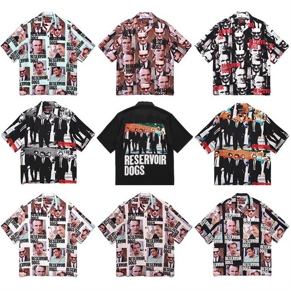 เสื้อฮาวาย GUILTYPARTIES TIGER 24ss RESERVOIR DOGS ขาสั้นทรงหลวมฤดูร้อน