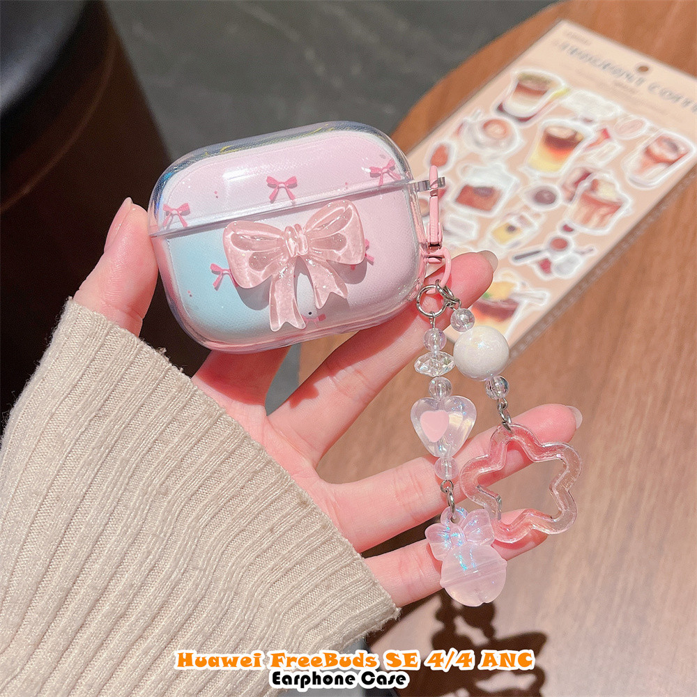 Future starFor Huawei FreeBuds SE 4/4 ANC Case DIY แมวน่ารักซิลิโคนอ่อนนุ่มหูฟังกรณีปลอกฝาครอบ