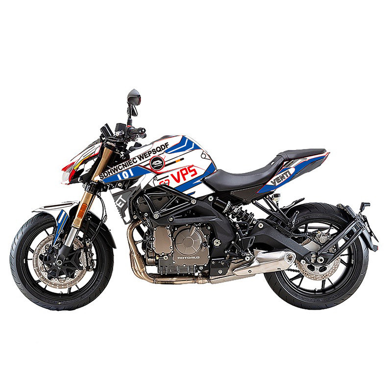 สติ๊กเกอร์รถจักรยานยนต์กันน้ําเหมาะสําหรับ Qianjiang QJmoto Chasing 600 พิมพ์รถดัดแปลง Full Car Deca