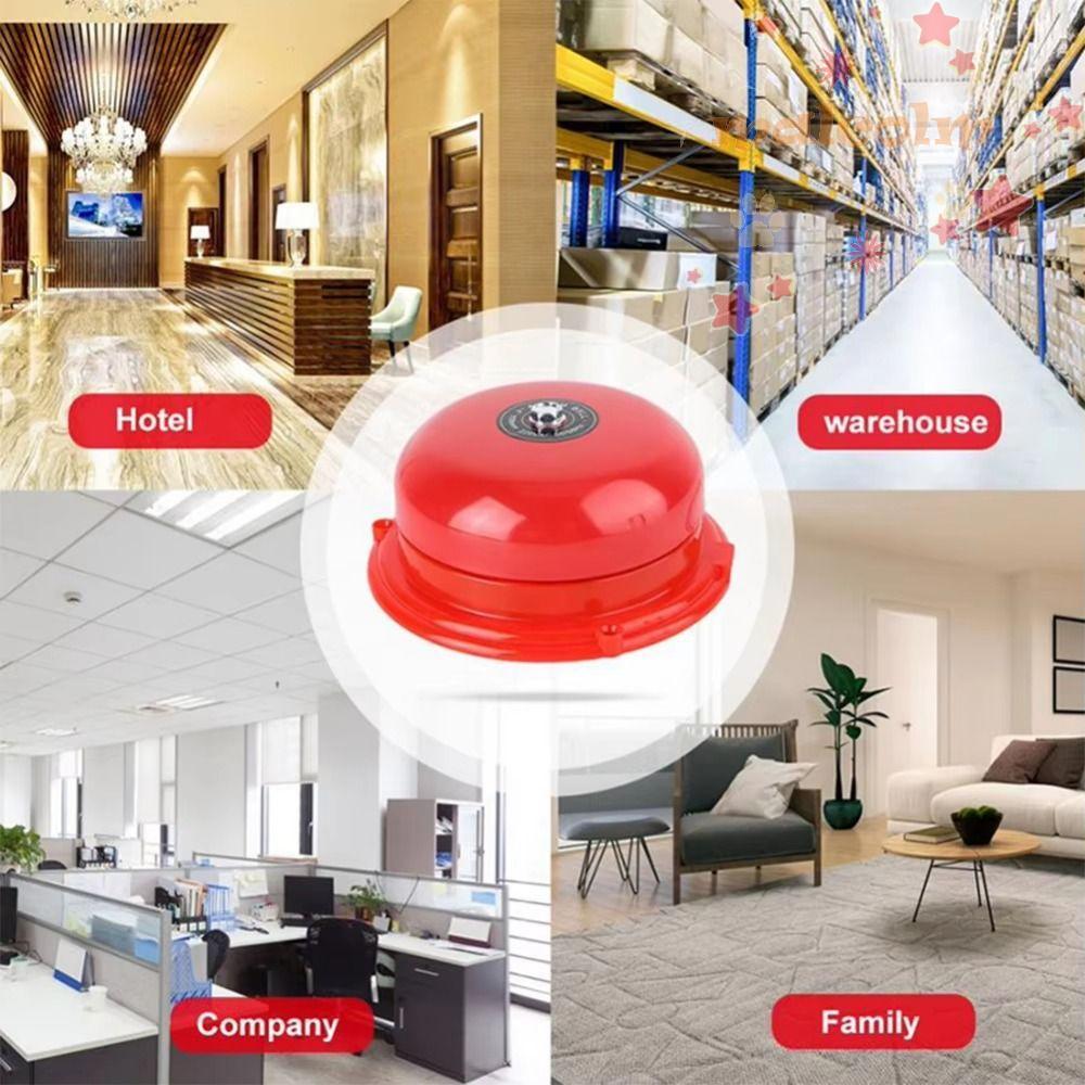 MALCOLM ภายใน Strike Alarm Bell, กันน้ําโลหะ Point Fire Alarm, สะดวกไฟฟ้า Bell AC 220V ภายใน Strike 