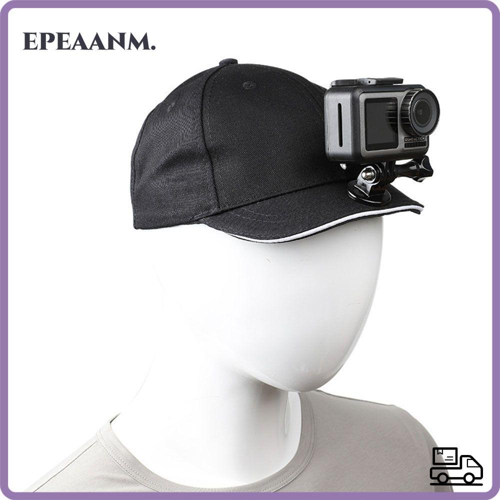 EPEAA Cap Mount อุปกรณ์เสริมสายคล้องคอปรับหมวกสําหรับ Hero 10/9/8/7/6/5 DJI OSMO Action Insta360 One