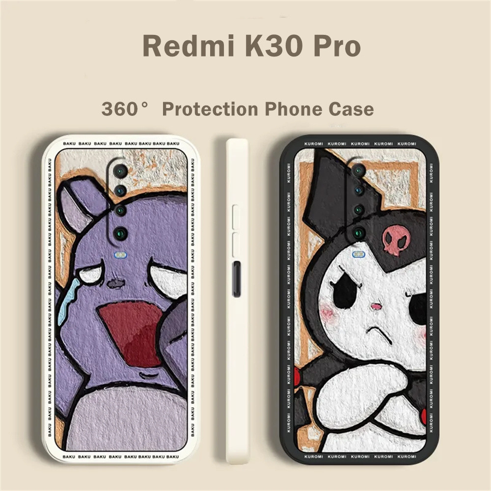 Case HomeFor Redmi K30 Pro เคสซิลิโคนคลุมทั้งหมดเคสโทรศัพท์การ์ตูนสร้างสรรค์