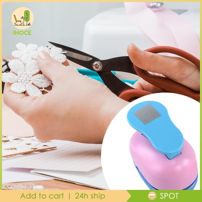 [Ihoce] Square Punch Tab Punch คู่มือเจาะรูปร่างสําหรับเด็กผู้ใหญ่ที่เจาะกระดาษสําหรับ DIY