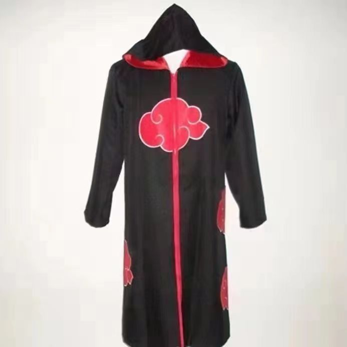 2025 สินค้าใหม่ Shadow Ninja Akatsuki Organization Cloak Uchiha Sasuke cos เสื้อผ้าคอสเพลย์ Eagle Or
