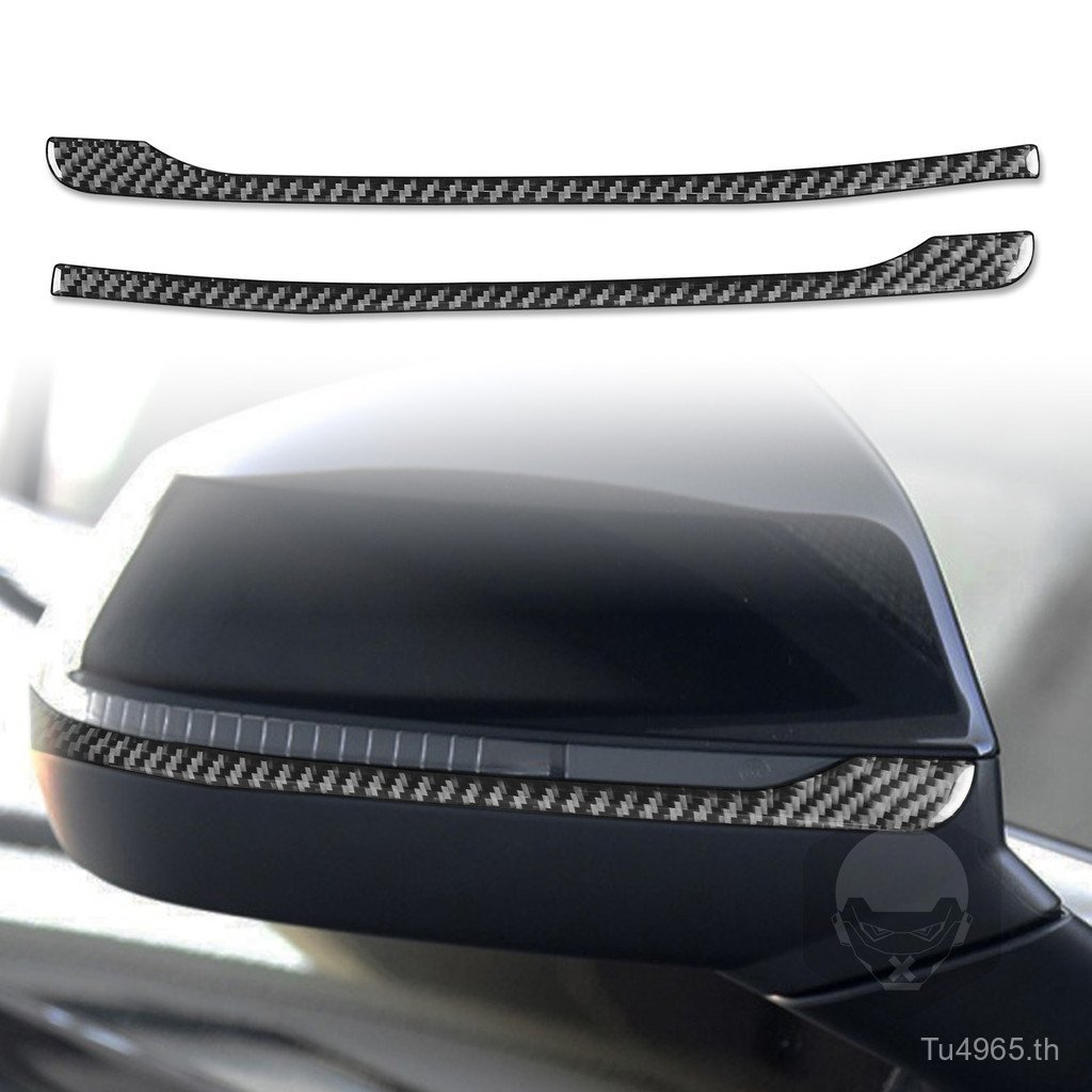 Anti-Collision Strip กระจกมองหลังการปรับเปลี่ยนชิ้นส่วนเหมาะสําหรับภายในไฟเบอร์ Q5L สติกเกอร์ตกแต่งค