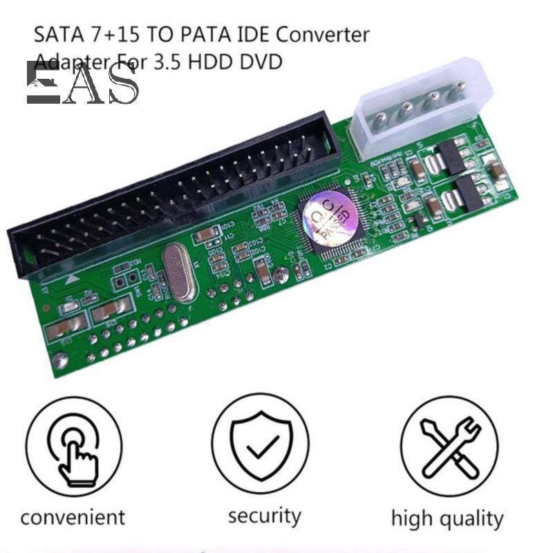 [EA] อะแดปเตอร์แปลง SATA เป็น Pata IDE Plug&Play 7+15 Pin 3.5/2.5 Sata HDD TH