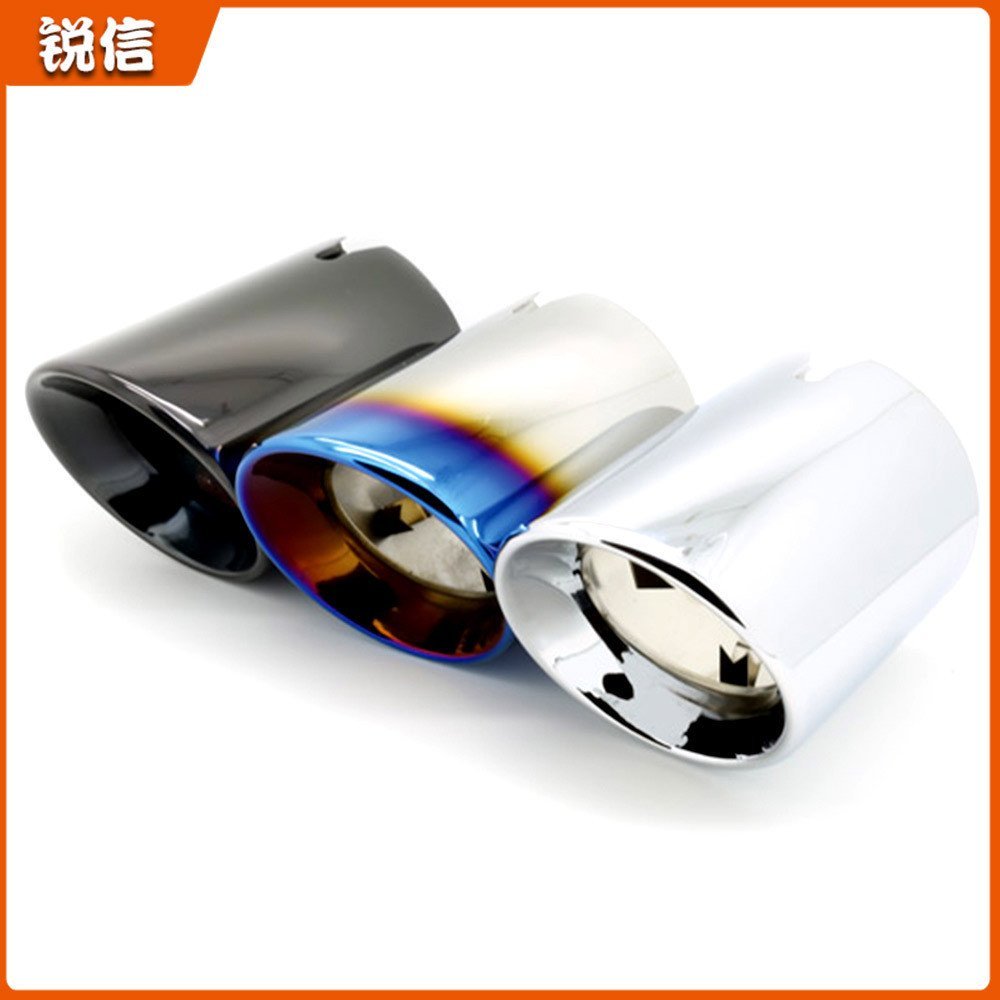 Universal Tail Throat ฝาครอบตกแต่ง BMW เหมาะสําหรับรถดัดแปลง M4 In-Line M2 หางคอ M3 ท่อไอเสียสแตนเลส