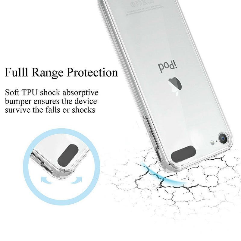 Ipod touch7 เคสโทรศัพท์เหมาะสําหรับ ipod touch6 เคสป้องกัน itouch6/7 โปร่งใส TPU Soft Case
