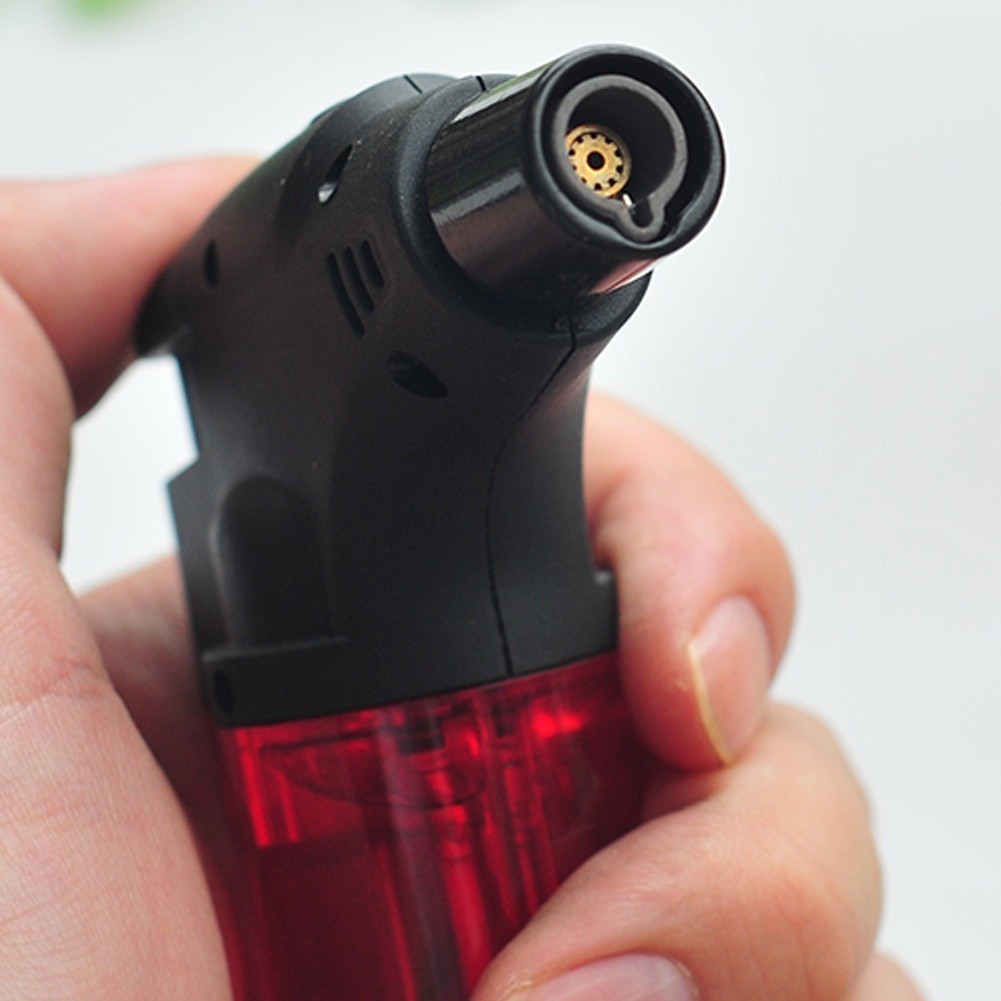 15/10/5ชิ้น- ไฟจุดเตาแก๊ส (สีแดง) ไม่มีน้ำ Spray gun lighter - รูปที่ 3