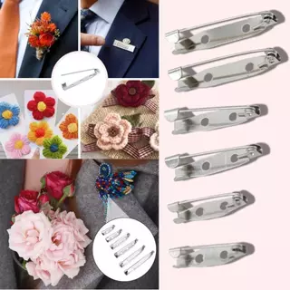 HomeDee เข็มกลัดแป้นยาว เข็มกลัด DIY เข็มกลัดติดเสื้อ จำนวน 50-100 ชิ้น มี2ขนาด 2.0 CM. และ 2.5 CM. เข็มกลัดอเนกประสงค์