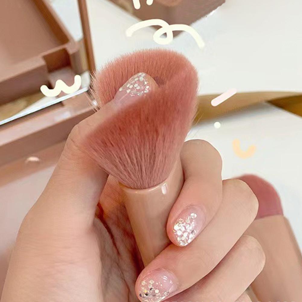 ขายร้อน5 ชุดแปรงแต่งหน้าแบบพกพาพร้อมกระจก Mini Multi-function Loose Powder Foundation R3j7