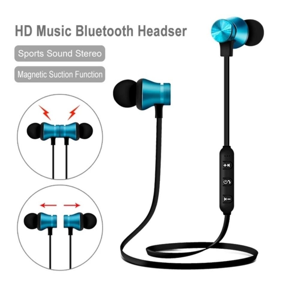 หูฟังบลูทูธไร้สายกันน้ำin-ear หูฟังกีฬา Neckband sport headphone Wireless Earbuds หูฟังกันน้ำกีฬา หูฟังบลูทูธสเตอริโอ