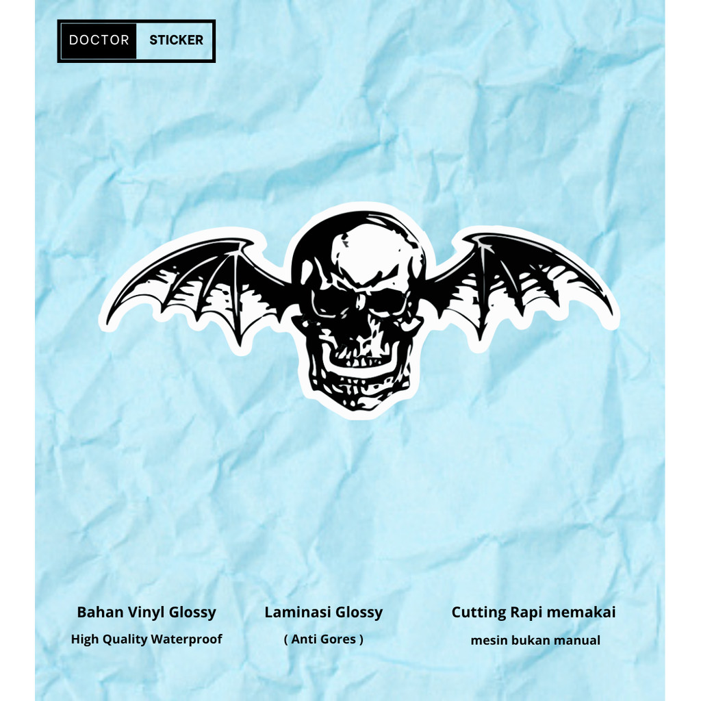 Rock Metal Band Sticker A7x Sticker Avenged Sevenfold Guitar Laptop Notebook Hp