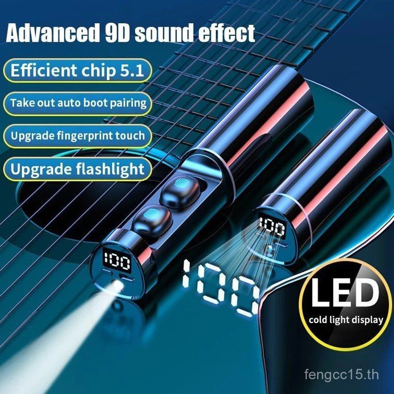 ข้ามพรมแดนสไตล์ใหม่n21ชุดหูฟังบลูทูธไร้สายtwsชุดหูฟังกีฬาไร้สายไฟ นํา + จอแสดงผลดิจิตอลสัมผัสชนิดใส่