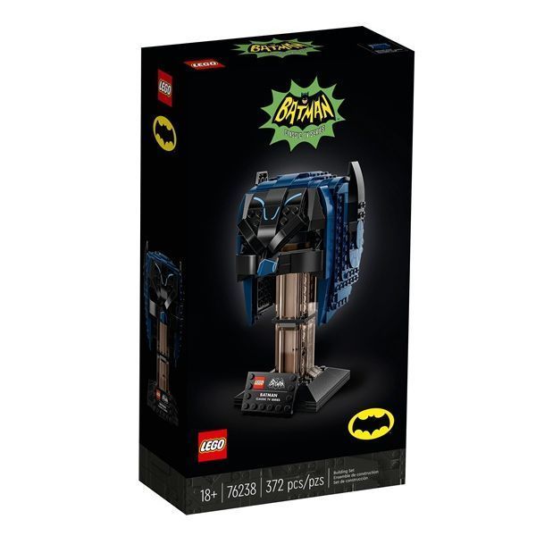 LEGO เครื่องบิน LEGO Lego Hero Series 76238 หมวกกันน็อคการ์ตูนแบทแมนบล็อกตัวต่อทํามือของเล่นของขวัญค