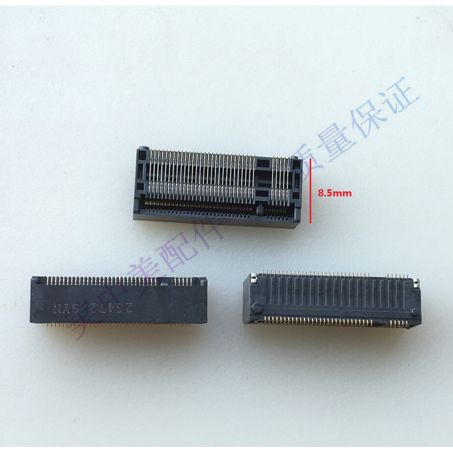 NGFF M.2 Connector SSD ซ็อกเก็ตอินเทอร์เฟซ H8.5 Solid State Drive Slot 67P ปลั๊กย้อนกลับ