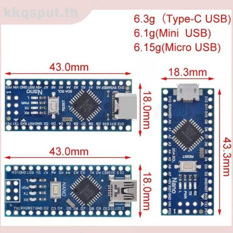 5V Nano 3.0 ATmega328P Micro USB mini type c Controller Board Driver THK2