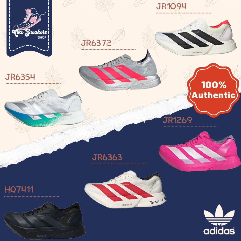 แท้💯%✔️Adidas Adizero Adios Pro 4 รองเท้าวิ่ง 🚨 [พรี15-25วัน] ชายหญิง JR1094 , R6363 , JR6354 , JR63