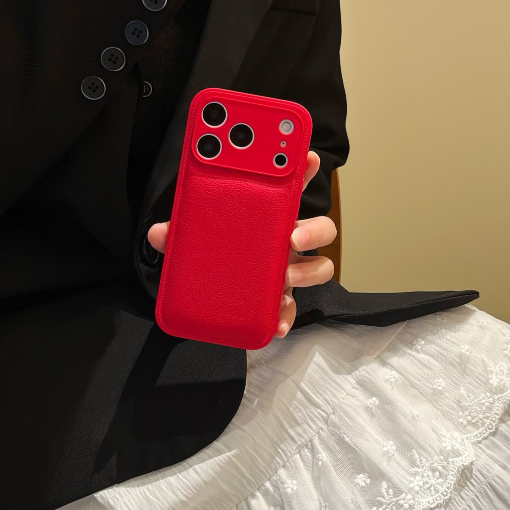 สําหรับ iphone17ProMax เชลล์ 3a02 เสื้อโค้ทขนมปังลิ้นจี่เนื้อหนัง iPhone16ProMax iPhone15ProMax