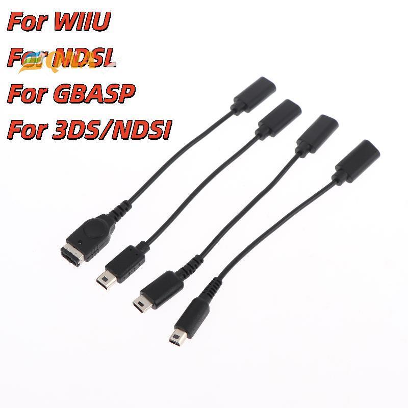 [QNA] 1/3 ชิ้นประเภท C เกมคอนโซลสายแปลงสําหรับ NDSI GBASP/ WIIU 3DSL NDSL สายไฟ USB C สายชาร์จสายไฟใหม่