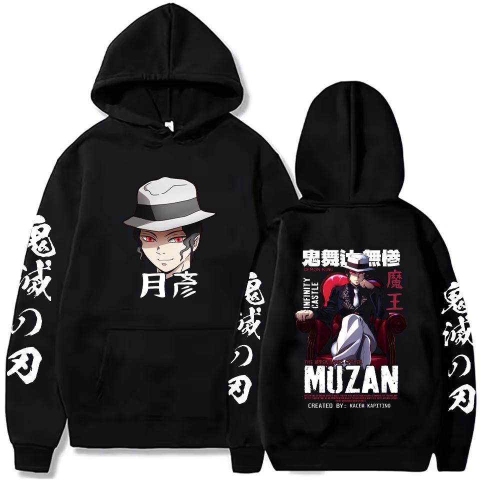 Demon Slayer Muzan Kibutsuji hoodie Jacket - Uzui Tengen akaza Anime Character Demon Slayer
