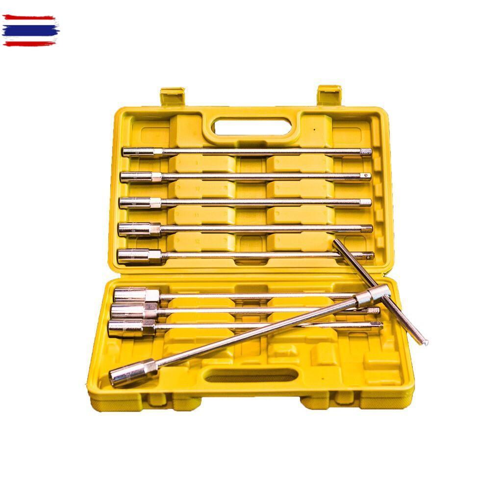 ชุดล็อกT ล็อกตัวทีคอยาว ด้ามสไ์ 11 ตัวชุด ชุดล็อกตัว T ด้ามยาว ชุดล็อก 11 ชิ้น ลูกล็อก ด้ามเลื่อน ล็