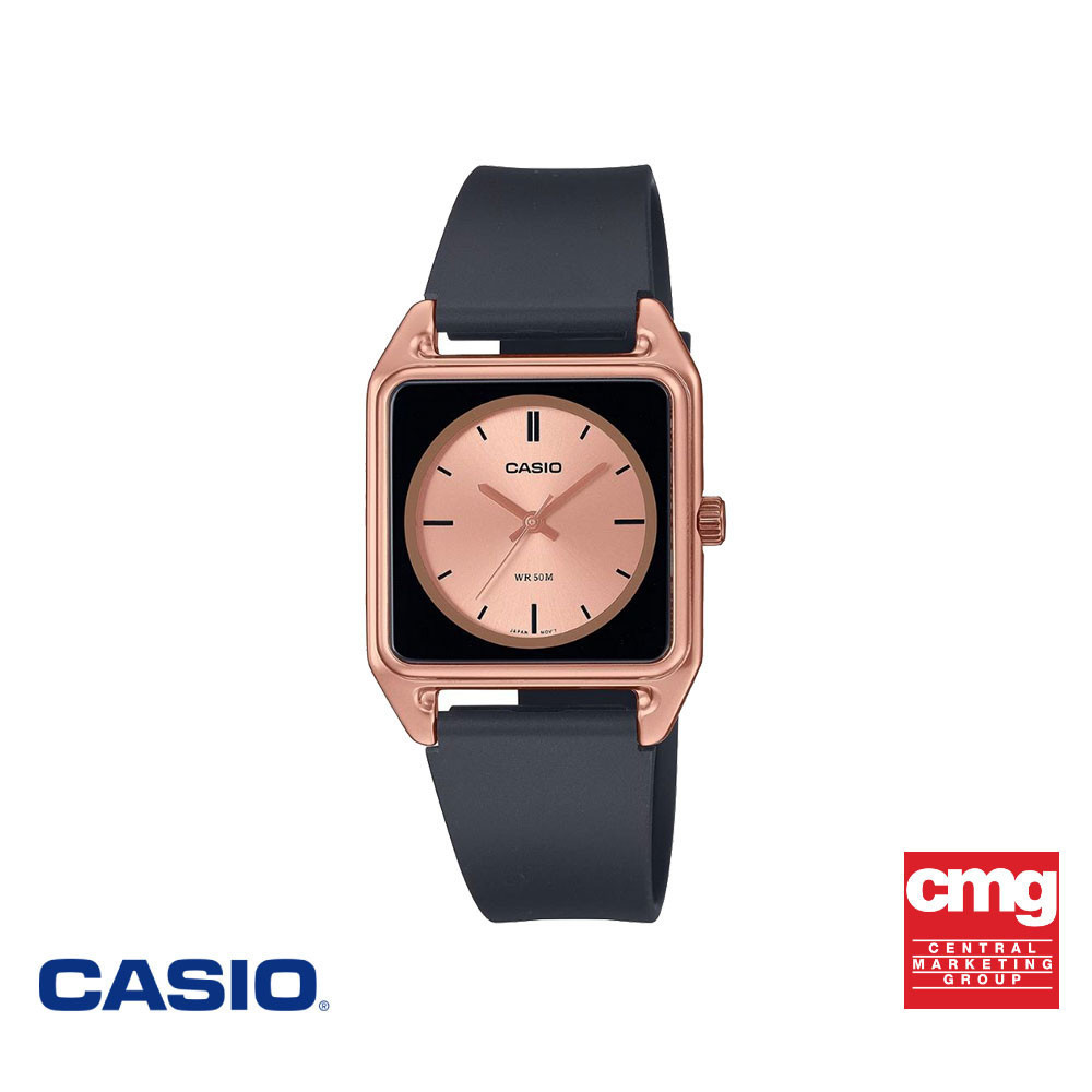 CASIO นาฬิกาข้อมือ CASIO รุ่น MTP-B170-5EVDF สายเรซิน สีดำ