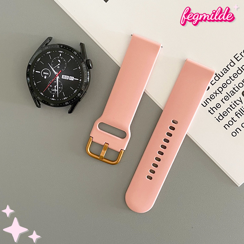 20มม/22มม สายรัดซิลิโคน for Redmi Watch 5 Active/Lite/Samsung Galaxy Watch/Huawei/Aolon/Garmin/Itel 011/Amazfit Bip 6