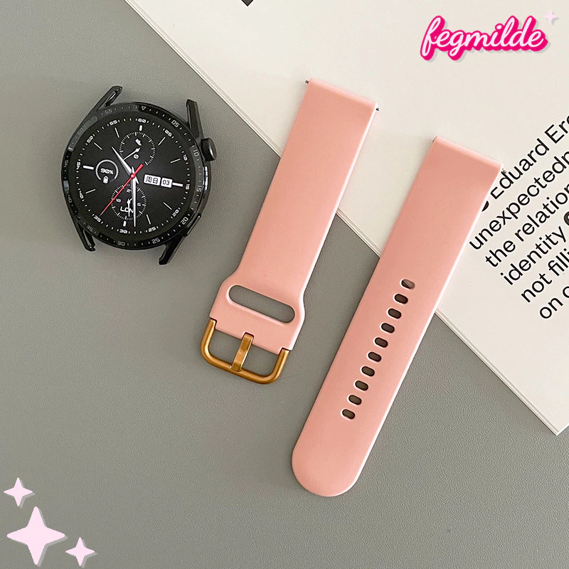 20มม/22มม สายรัดซิลิโคน for Redmi Watch 5 Active/Lite/Samsung Galaxy Watch/Huawei/Aolon/Garmin/Itel 011/Amazfit Bip 6
