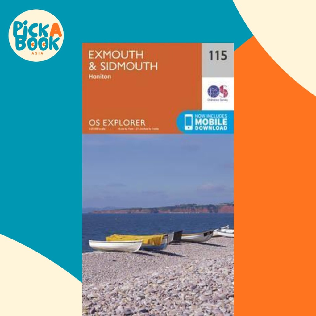 Exmouth and Sidmouth by Ordnance Survey (ฉบับสหราชอาณาจักรปกอ่อน)