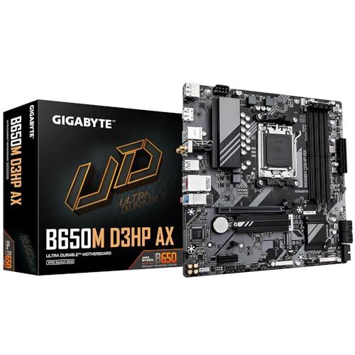 Gigabyte B650M D3HP AX - 1.0 - Motherboard - Micro ATX - Socket AM5 - AMD B650.