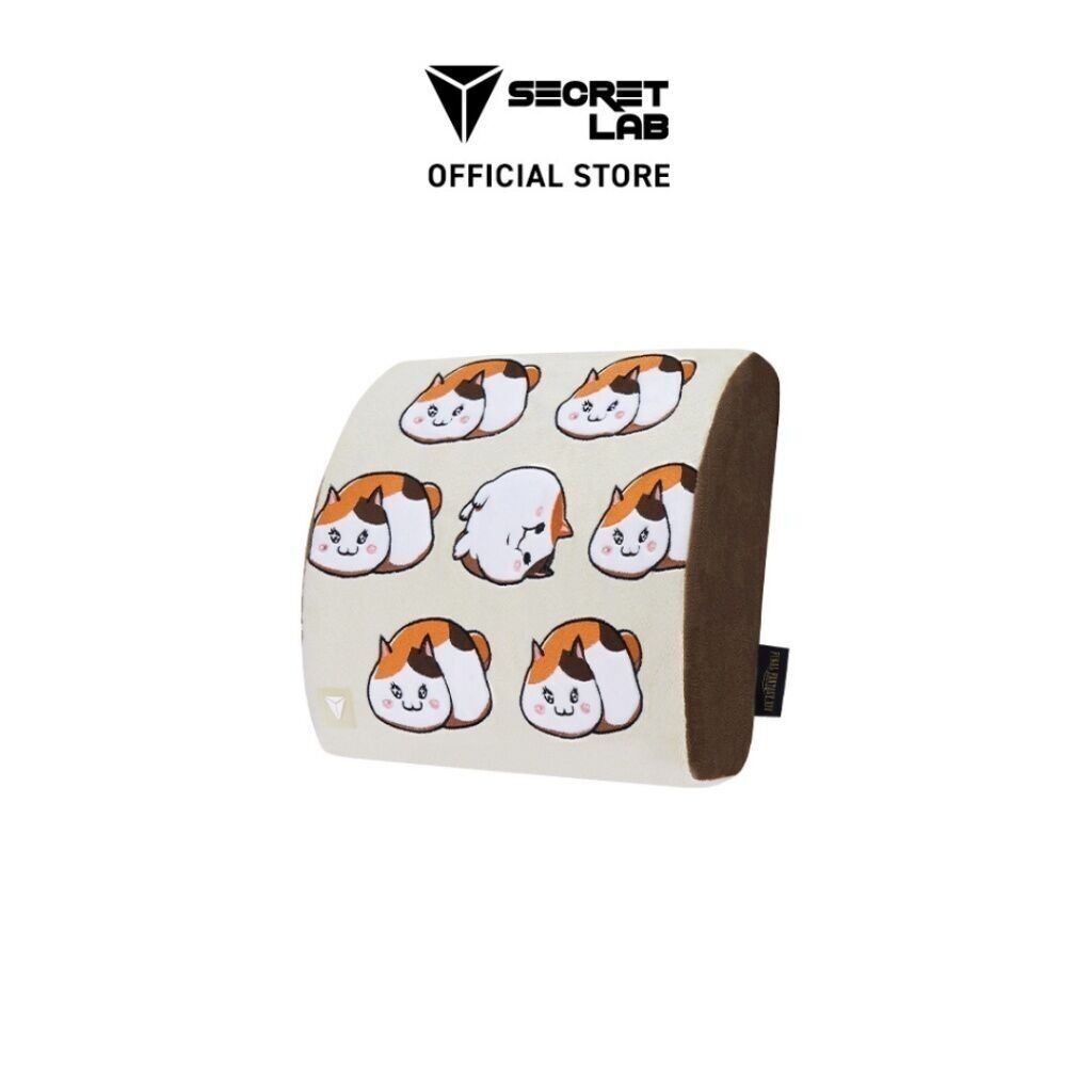 Secretlab Memory Foam Lumbar Pillow—Final Fantasy  XIV Fatcat Edition หมอนรองหลังเมมโมรี่โฟม