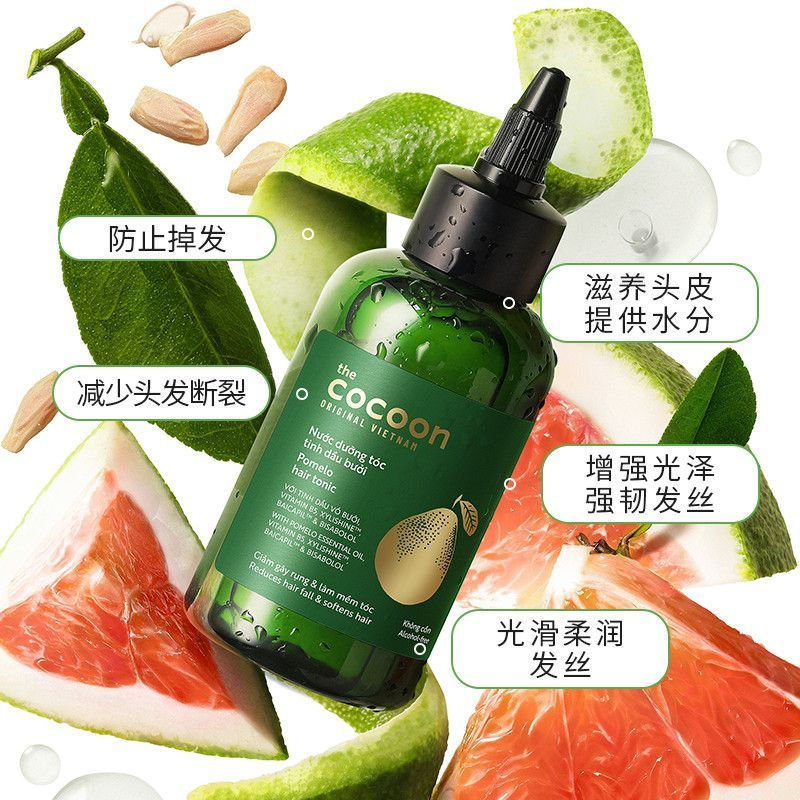 TP[Bonded Straight Hair]Vietnam cocoon Grapefruit Scalp Care Solution Hair Growth Water Anti-Hair Lo