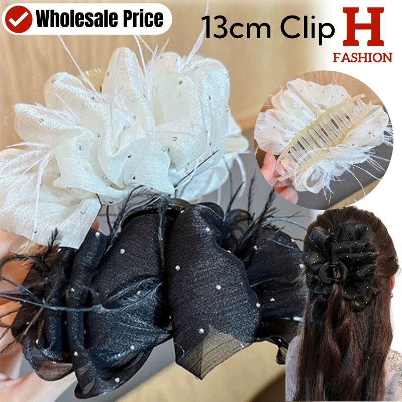 HOT 'พร้อมส่ง' กิ๊ปหนีบเก้บผม ทรงเรียบหรู สไตล์สาวจีน สีพื้น(VO-64)