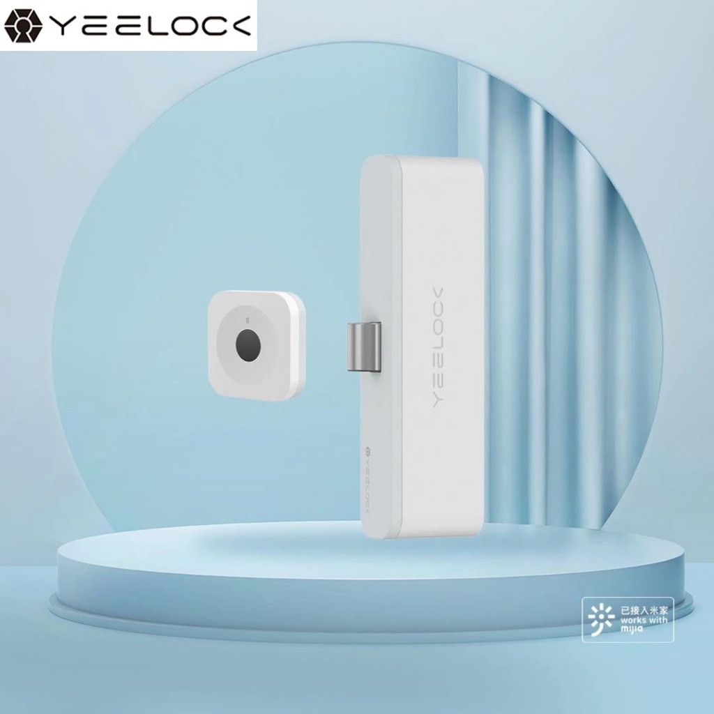 Great YEELOCK สมาร์ทลิ้นชักตู้ล็อค Pro ไร้สายลายนิ้วมือ NFC บลูทูธปลดล็อค ไม่ต้องเจาะ ใช้กับ mijia APP