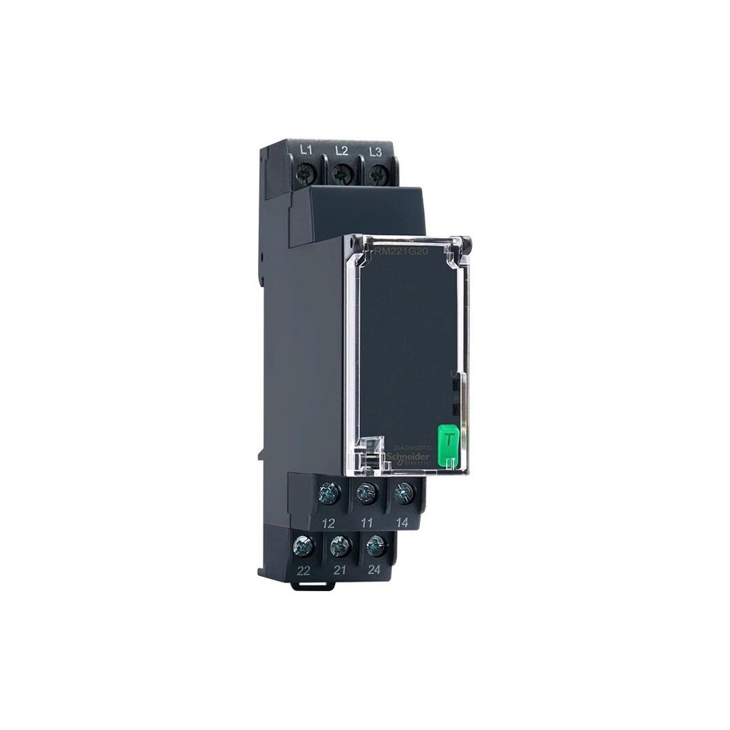 รีเลย์ลําดับเฟสใหม่ล่าสุด Schneider ดั้งเดิม RM22TG20 ตัวป้องกันเฟสที่ขาดหายไป RM22TR33