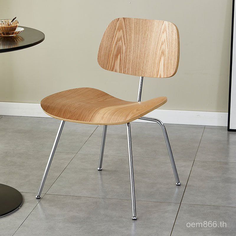 ขายส่งยุคกลางDesigner Leisureโค้งเก้าอี้รับประทานอาหารไม้Cafe Negotiationกลับเก้าอี้Ant Conference R