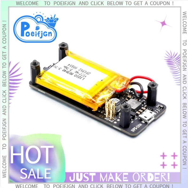 ใหม่ UPS Lite V1.2 UPS Power HAT Board พร้อมการตรวจจับไฟฟ้าแบตเตอรี่สําหรับ Zero Zero W