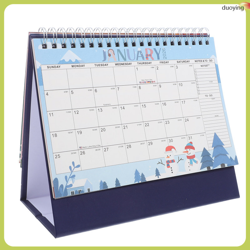 ปฏิทินตั้งโต๊ะ 4th of July ตกแต่งในร่ม 2026 ขนาดเล็ก 19.20X17.50X9.70CM duoying