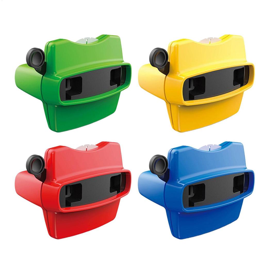 เด็ก 3D ช่องมองภาพ 3D ไดโนเสาร์ Themed ของเล่นเพื่อการศึกษา Viewer Finder 42 HD ภาพเด็ก STEM Retro ข