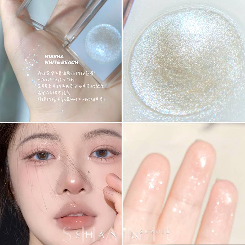 Missha Missha Monochrome Eyeshadow Cream Mashed Potatoes Diamond High Gloss Glitter Pearlescent Lyin