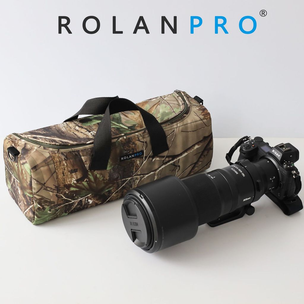 [ประหยัดสุดๆ] กระเป๋าเก็บเลนส์เทเลโฟโต้แบบพกพาไหล่เดียวกระเป๋ากล้อง Z180-600,200-600, RF200-800