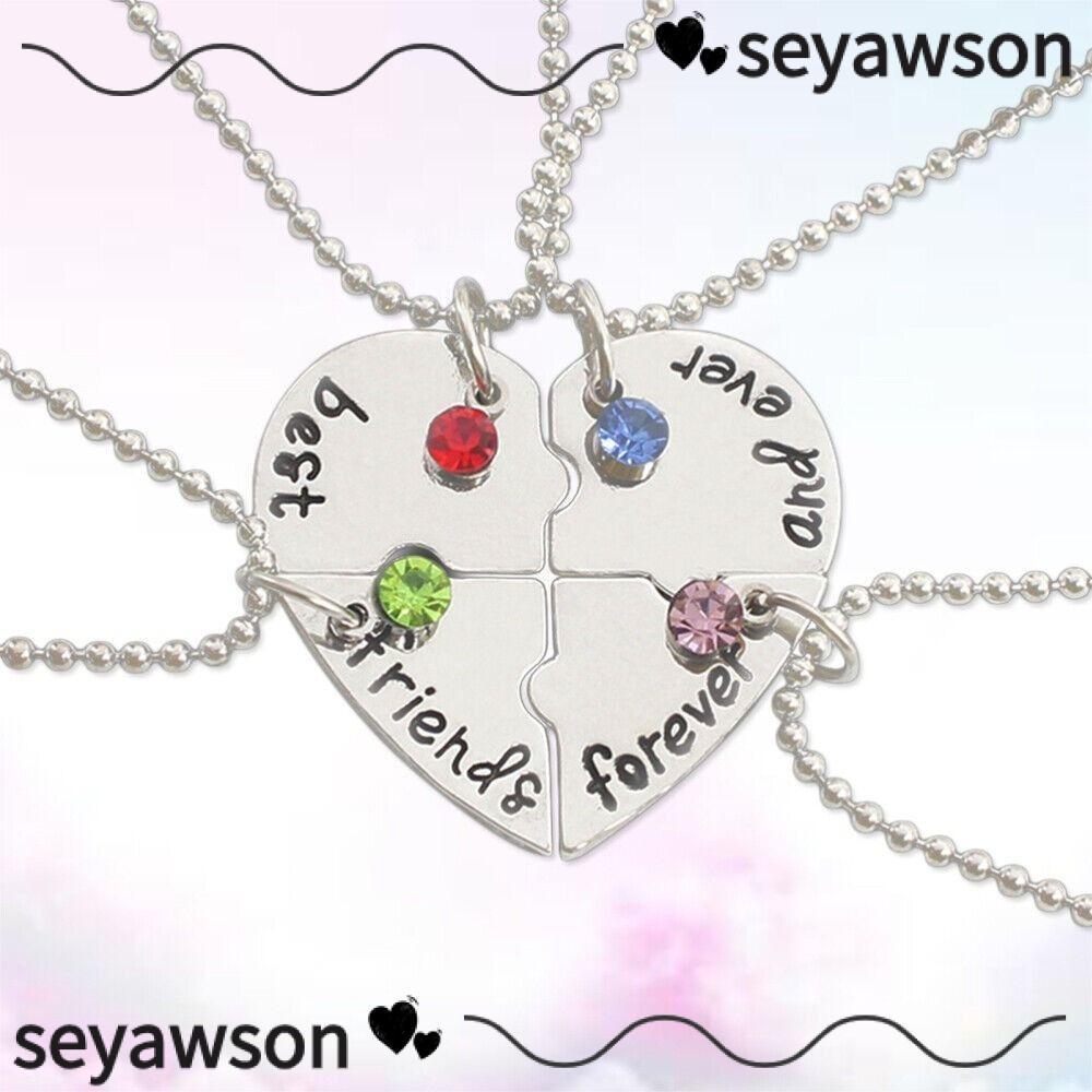 SEYAWSON 4 Bff Friend Best Friend Froever Creative Necklace