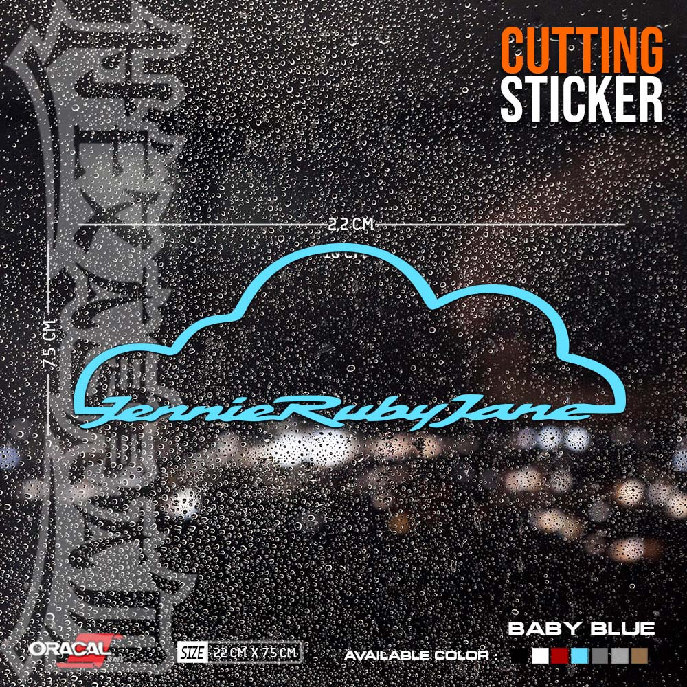 สติ๊กเกอร์ตัด Jennie Ruby Jane | สติ๊กเกอร์ตัด Jennie Ruby Jane Porsche