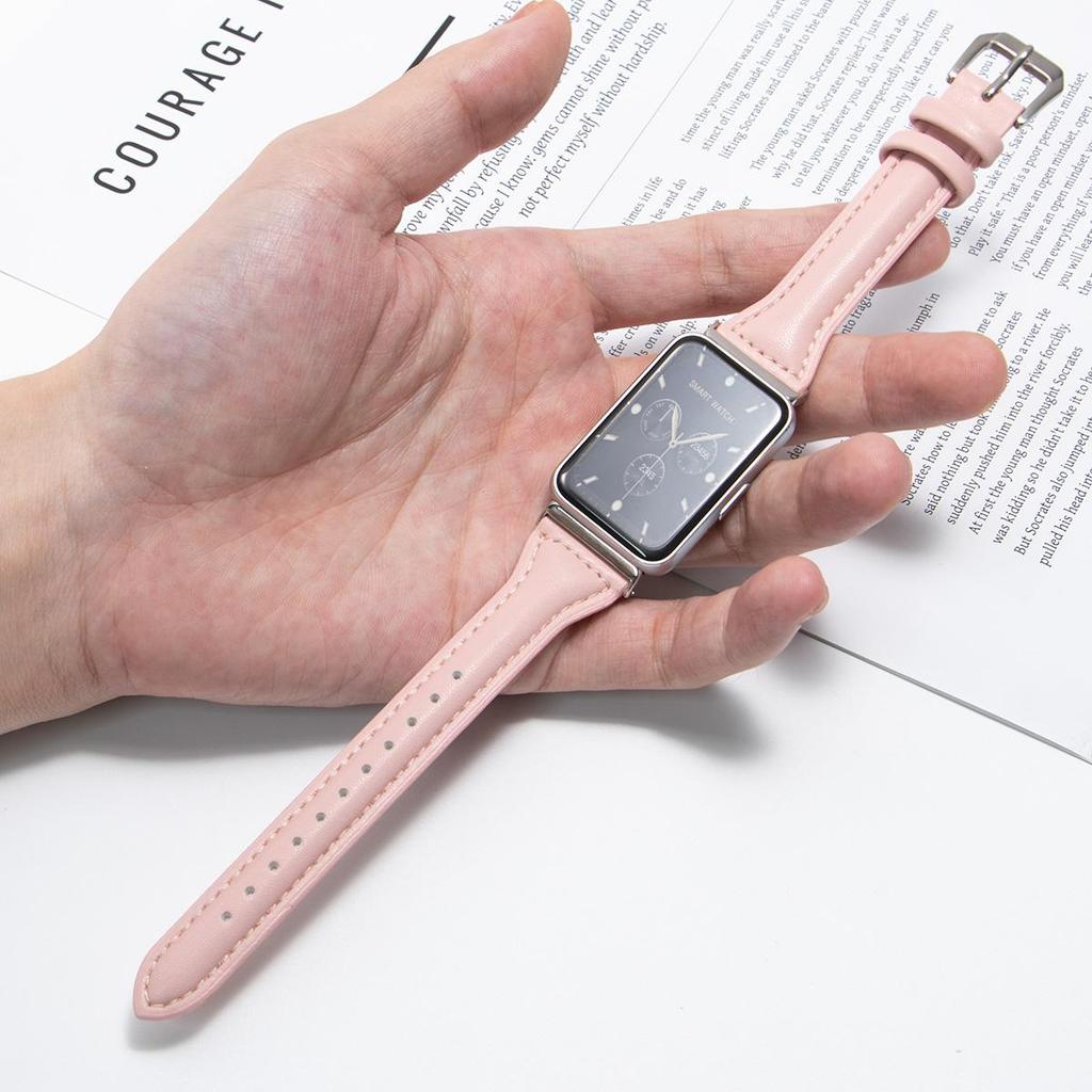 สายหนังบางสําหรับ Samsung Fit 3 ผู้หญิงแฟชั่นคุณภาพสูงสําหรับ Samsung Fit 3