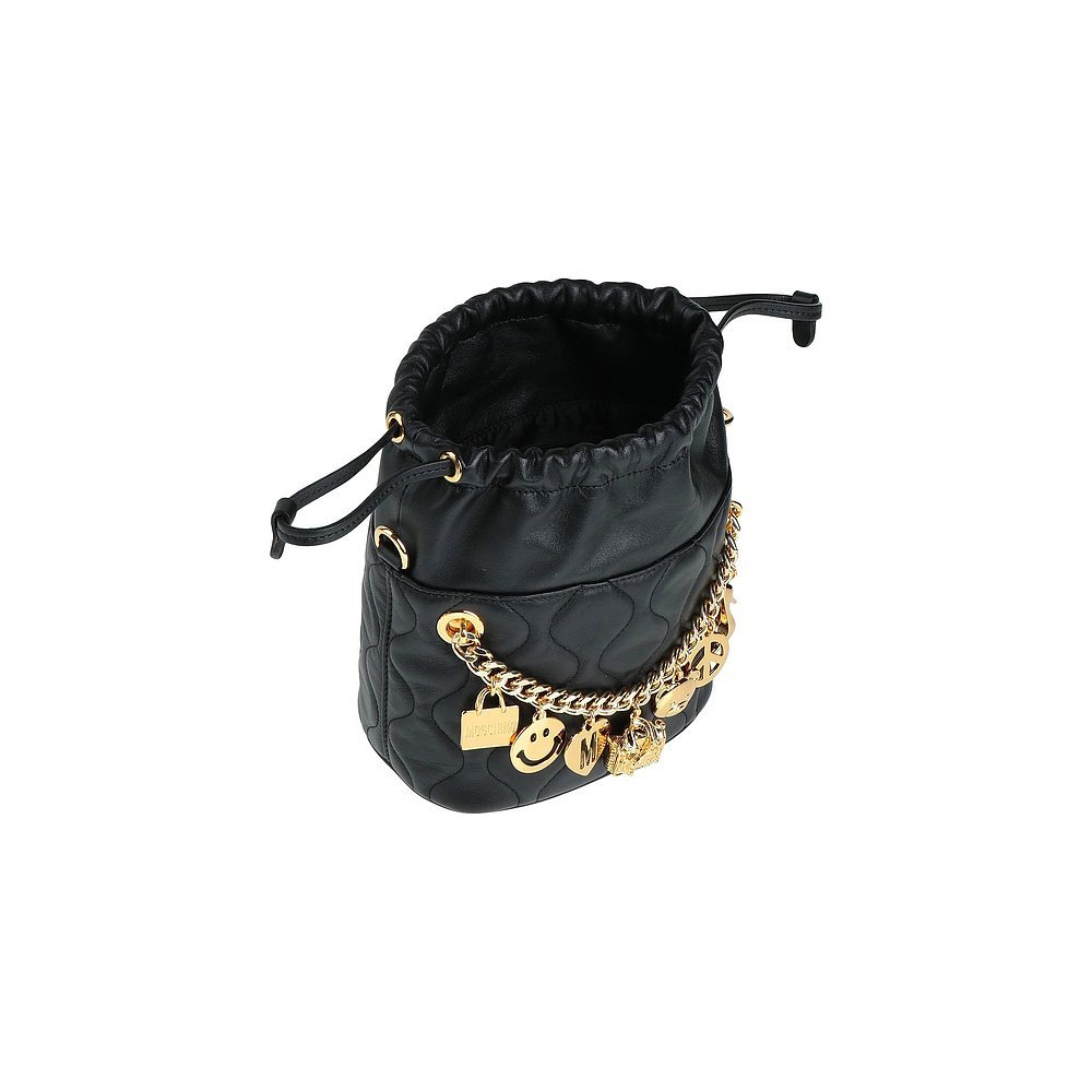 Hong Kong Direct Mail Trend Luxury Moschino Lady Moschino Bag กระเป๋าสะพายข้าง