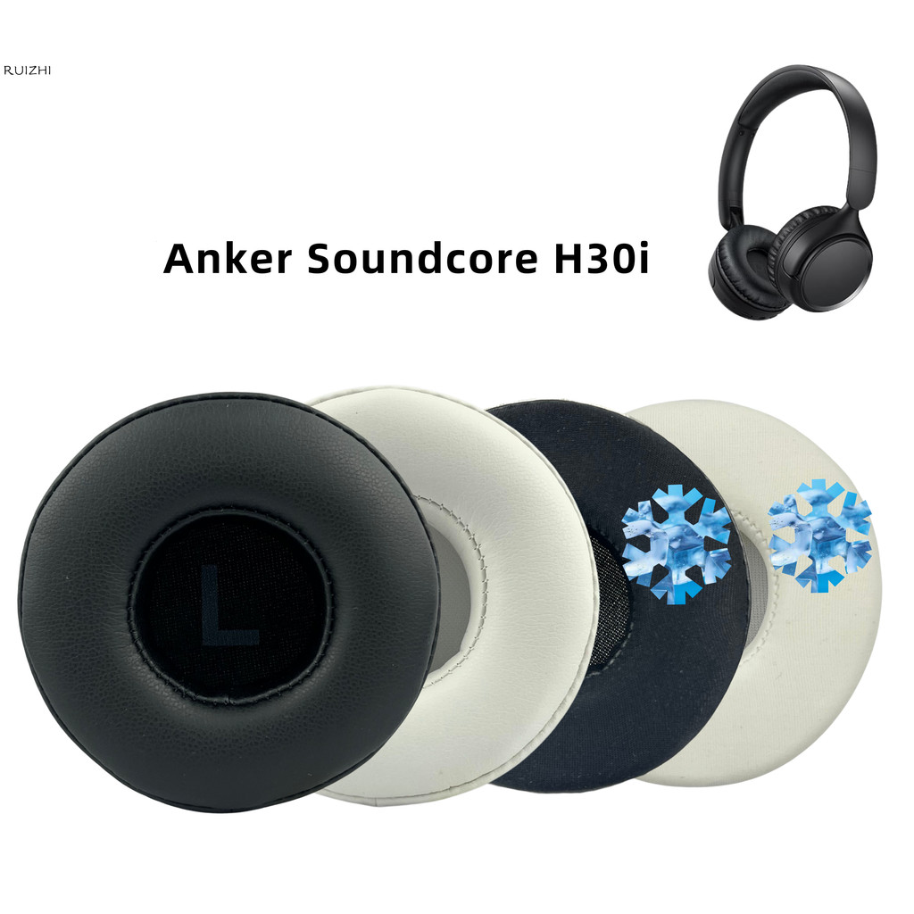 1 คู่แผ่นรองหูฟังสําหรับ Anker Soundcore H30i หูฟังเปลี่ยนแผ่นรองหูฟังหน่วยความจําโฟมแผ่นรองหูฟัง