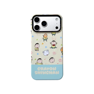 น่ารัก Crayon Shinchan 3D Pop Magnetic Stand TPU เคสโทรศัพท์สําหรับ iPhone 17/16/15/14/13/12/11, กันกระแทกกันฝุ่น Scratch-Resistant ฝาครอบป้องกัน, การ์ตูนอินเทรนด์โทรศัพท์แม่เหล็ก Ac