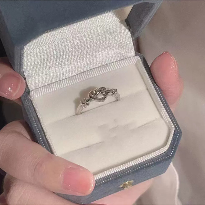 แหวนสำหรับผู้หญิง ดีไซน์เรียบง่าย สามารถปรับขนาดได้ เหมาะสำหรับเป็นของขวัญ